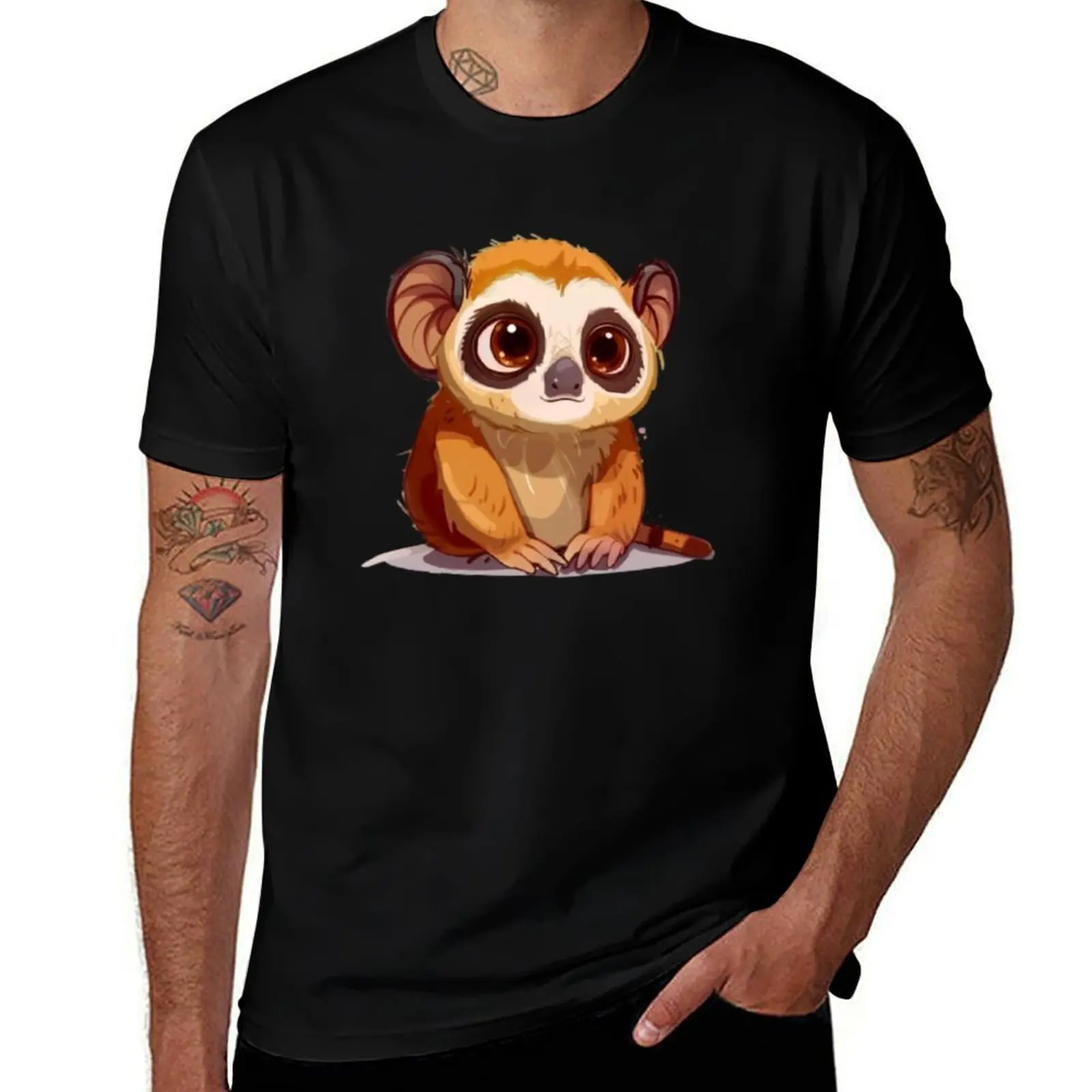 Sunda Slow Loris T-Shirt graphic tee shirt Short sleeve tee cute clothes anime tshirt anime shirts men