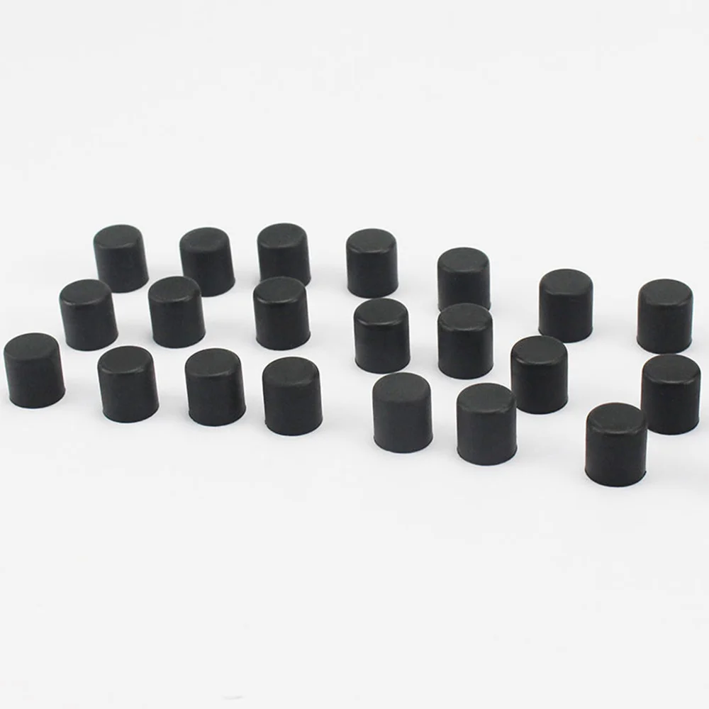 HRBAJ-500Pcs/Lot RCA Plug Protective Cover Audio Lotus Head Lotus Block Plug Dust-Proof Cover Dust-Proof Cap
