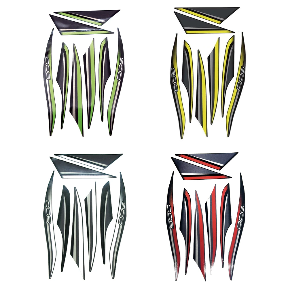 Motorcycle Full Kit Applique Emblem Decorative Decals For Kawasaki Z900 Z 900 2017 2018 2019 3D Fairing Racing Protector Sticker