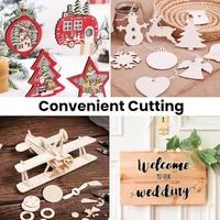 10x15cm 2.5mm Thick Wood Sheets,Unfinished Balsa Wood Slices for Crafts DIY Woodsheet for Wooden DIY Ornaments School Projects 3