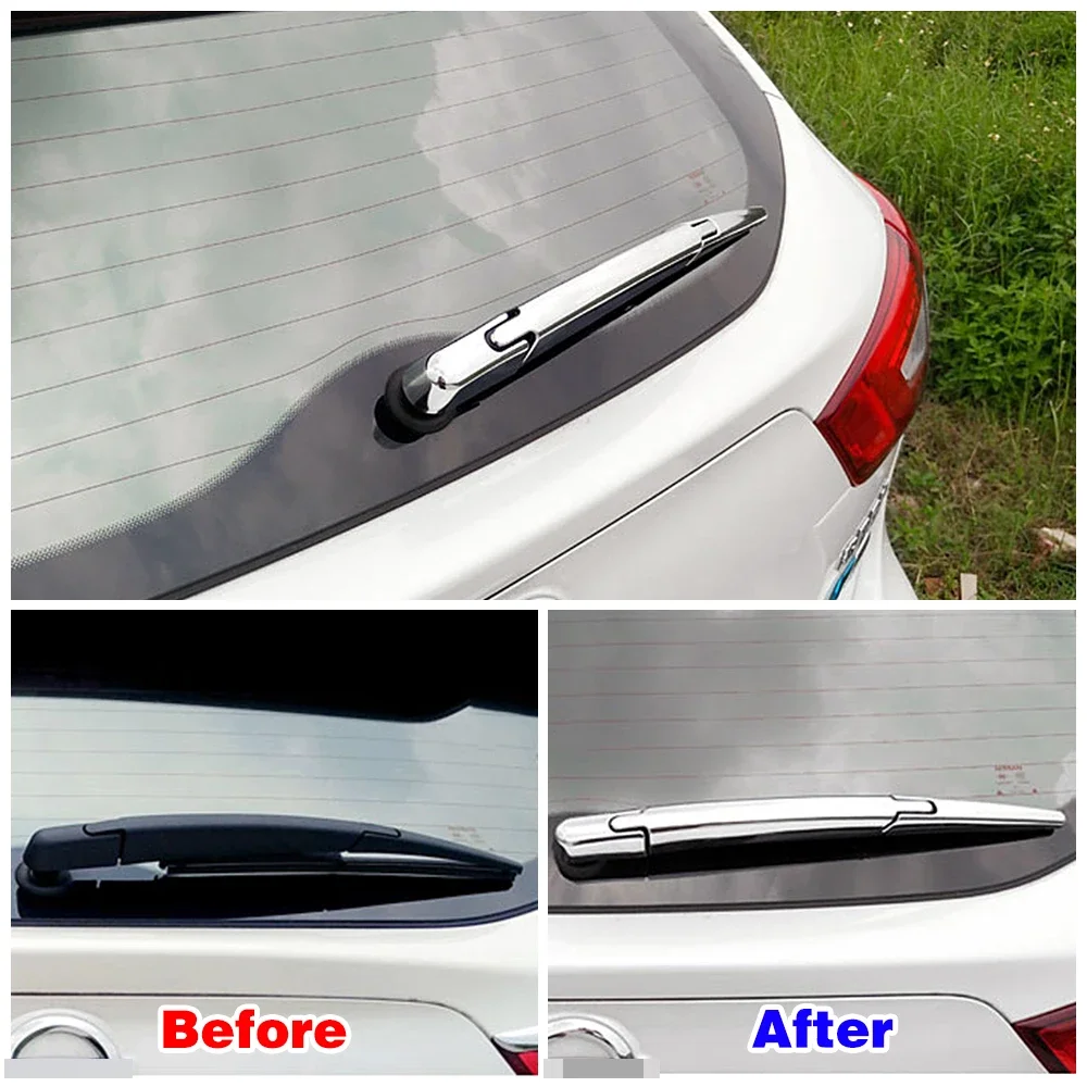 

Для Nissan Juke 2015-2021 экстерьер автомобиля ремонт заднее окно багажника лобовое стекло стеклоочиститель отделка хромированная декоративная наклейка