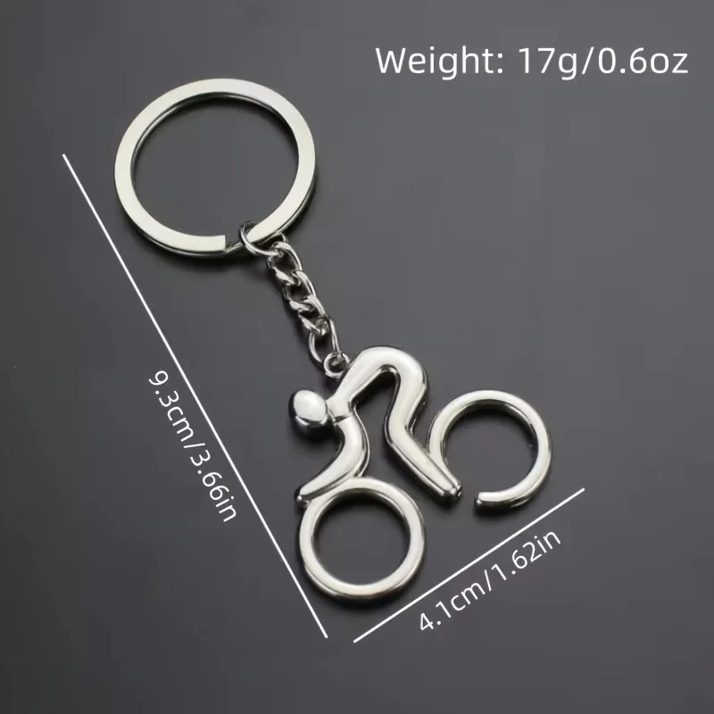 Metal Bicycle Keychain Perfect for Cycling, Riding and Hanging Key Chains Rings Ideal Gift for Birthday, Party Holiday Car Decor