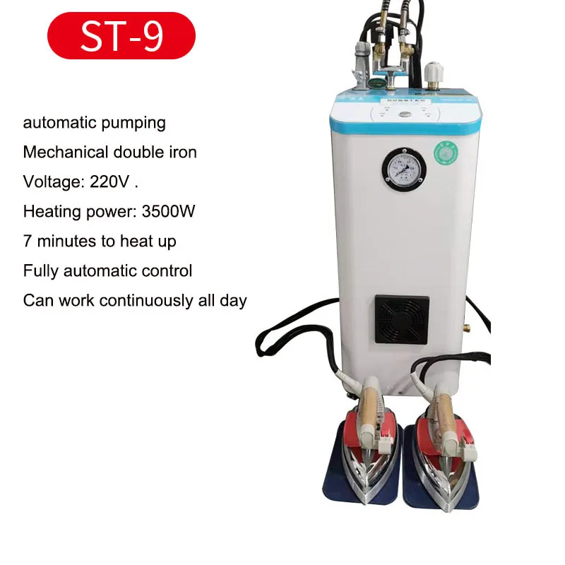 Automatyczne żelazko parowe bojler na wodę pełne żelazko parowe komercyjne przemysłowe mały kocioł ciśnieniowy żelazna kurtyna pralka przemysłowa