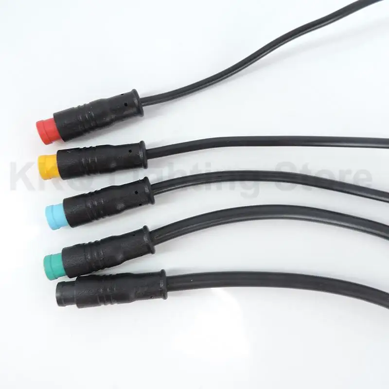 Waterproof Y Splitter 1 Male to 2Female with 2/3/4/5/6 Pin Connector for BAFANG BBS01/BBS02/BBSHD Sensor Brake E-bike Motor K