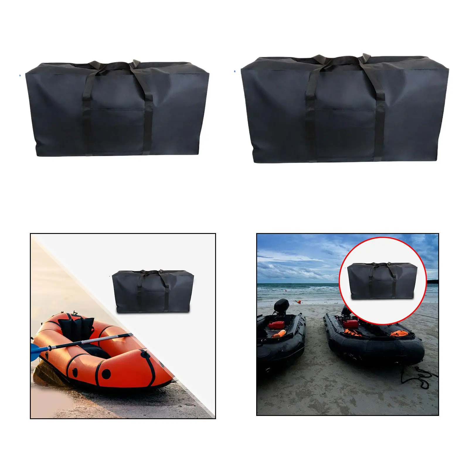 Charge Boat Storage Bag Portable Canoeing with Handles Transportation Carrying Foldable Practical Camping Outdoor Equipment Bag