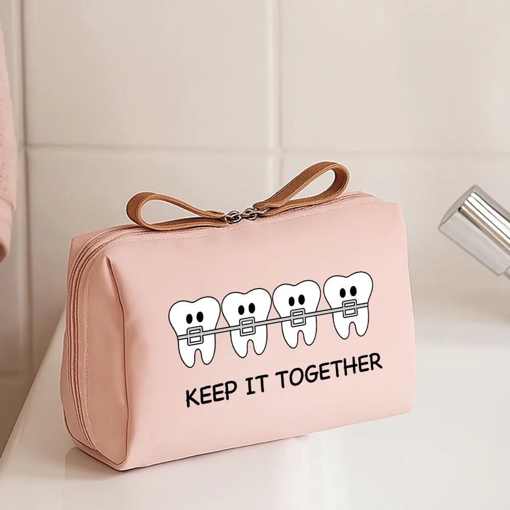 

Косметичка для ортодонтистов, дорожный органайзер «Keep It Together», идеальный подарок для стоматологов и ортодонтистов