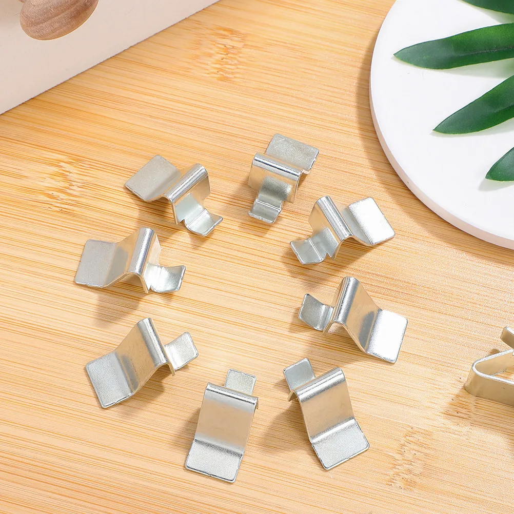 24Pcs Smooth-Edge Iron Cabinet Shelf Clips Heavy Duty Shelf Support Pegs Easy Install for Bookcase Display Cabinet Shelving