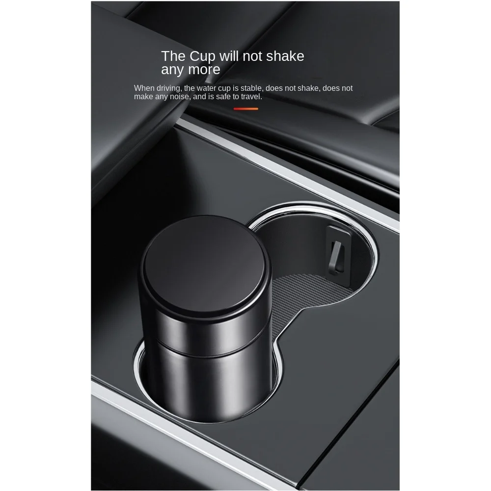 Durable Black Car Water Cup Holder Universal PC Insert Cup Stabilizer Car Interior Accessories Bottle Glass Accessories