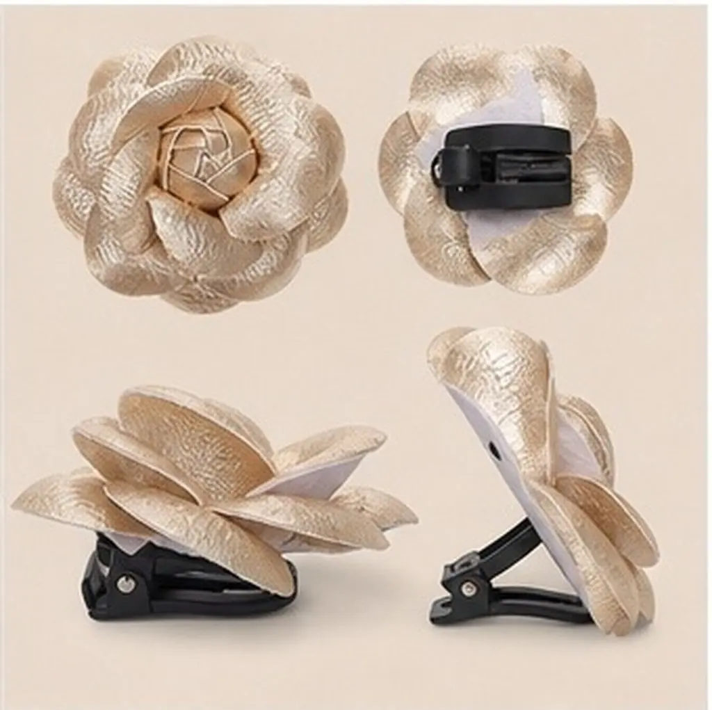 2Pcs Rose Flower Shoe Clips Stylish Clip on Shoe Charms Decorative Accessories for Flats Heels Sandals Boots Charm for Shoes