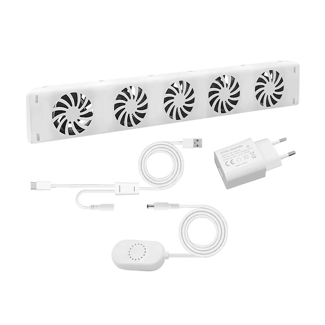 

Smart 5 Fan Automatic Radiator Fan Magnetic Cooling 18Db Household HVAC System Axial Fan