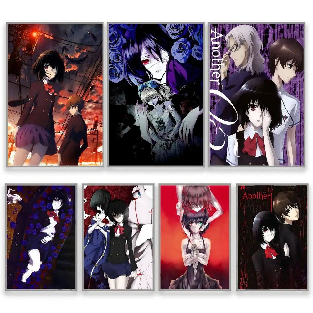 Horror Anime List of Another episodes Home Office Wall Art Boyfriend Present Idea High Resolution Poster Poster