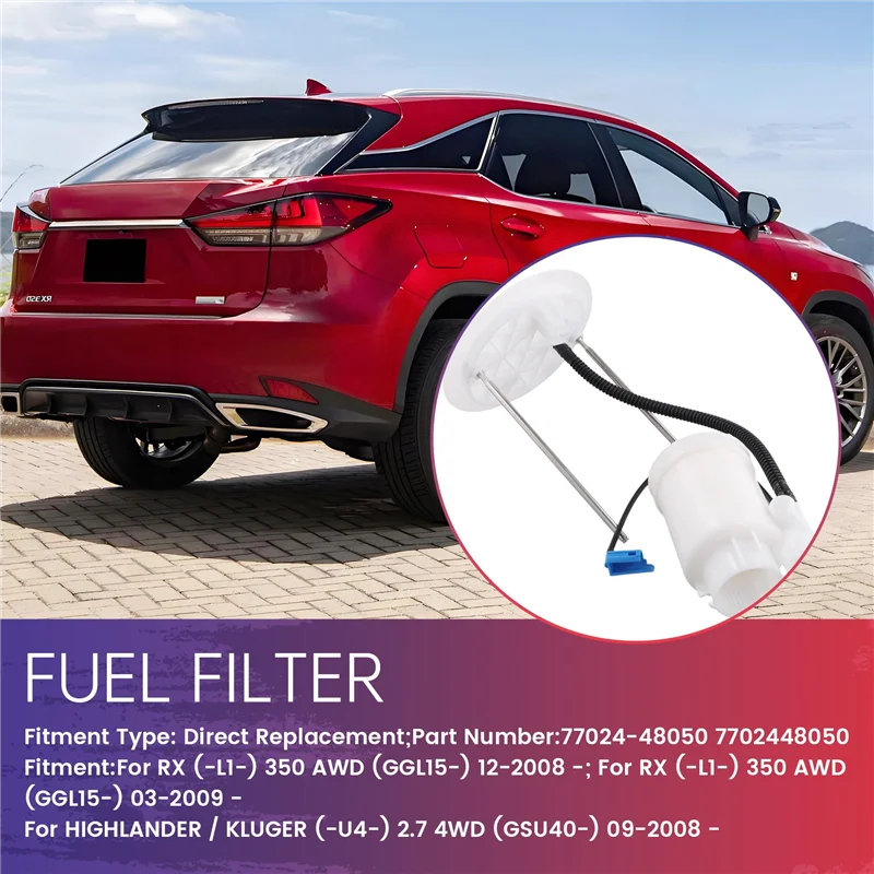 

Gasoline Filter Grid Fuel Filter 77024-48050 For Toyota HIGHLANDER/KLUGER 2007- LEXUS RX 350 AWD 2008-2015-A54R