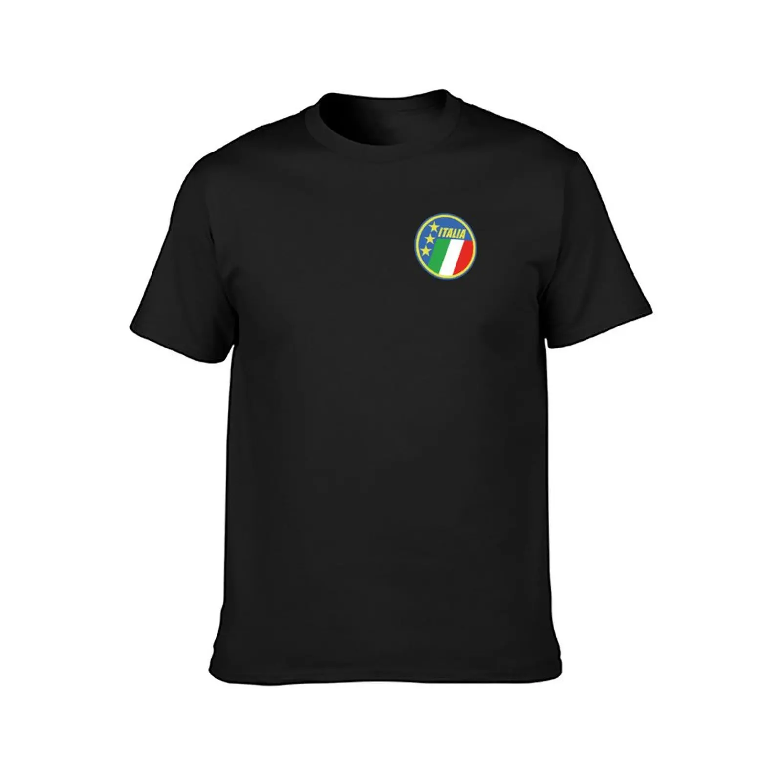 ITALY 90? T-Shirt tops plain heavyweights Short sleeve tee men