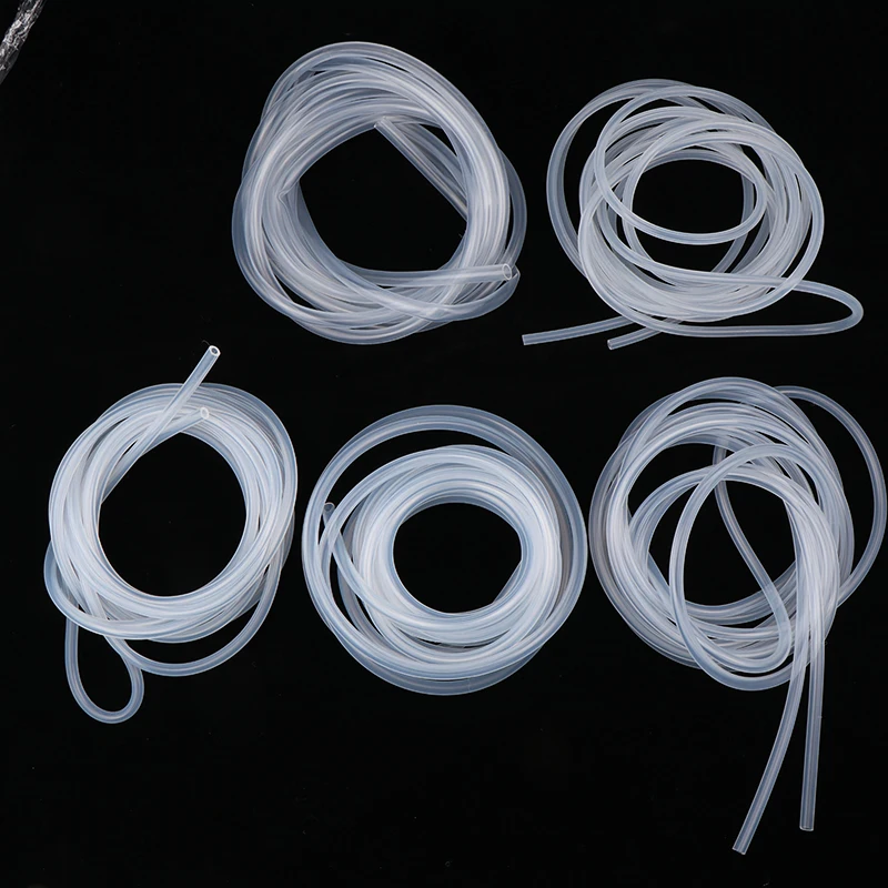 5 Meters Transparent Food Grade Silicone Tube ID 3 4 5 6 8 OD 7 8 9 10 Flexible Garden Hose Aquarium Soft Tubing Silicone Pipe