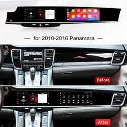 10.9 Inch+11.4 Inch Dual Screen Carplay For Porsche Panamera 970 2010-2016 Upgraded Interactive Android Multimedia Video Player