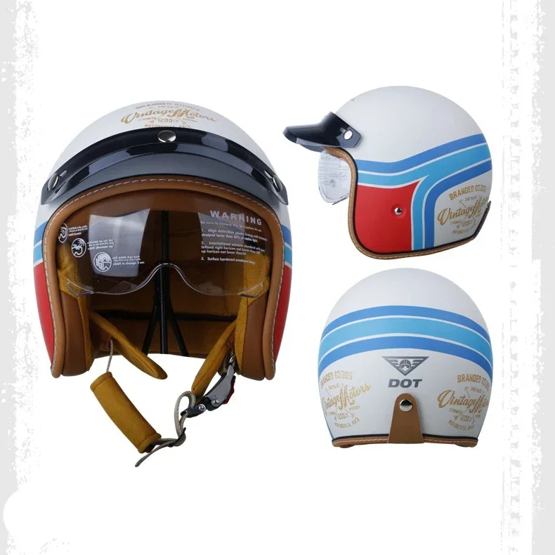 Capacete Bluetooth de motocicleta Harley-Davidson retro para homens e mulheres, protetor solar, personalidade, legal, verão, 4 estações