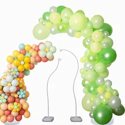 2.8M & 1.9M Free Bending Shape Balloon Column Deformable Balloon Stand Baby Showers Wedding Birthday Party Decorations