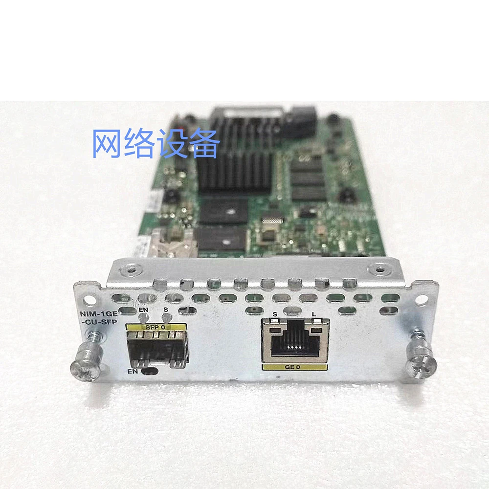 For Cisco Gigabit Optical Multiplexing Module Interface Card Is Used in ISR Series NIM-1GE-CU-SFP