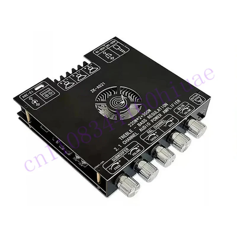 ZK-AS21 Bluetooth digital power amplifier board module TPA3251 high and low tone subwoofer 220WX2 + 350W
