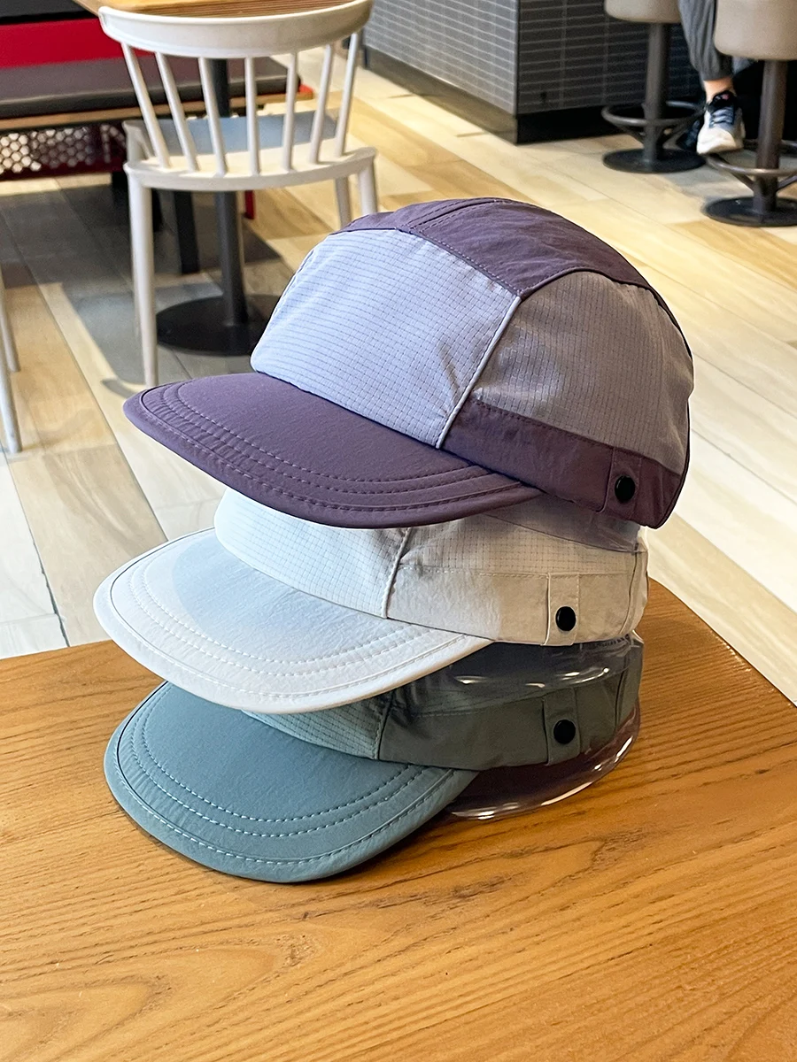 

Women's Breathable Quick-Drying Stitching Baseball Cap Women's Quick-Drying Outdoor Leisure Five-Piece Design Sun Hat Men's