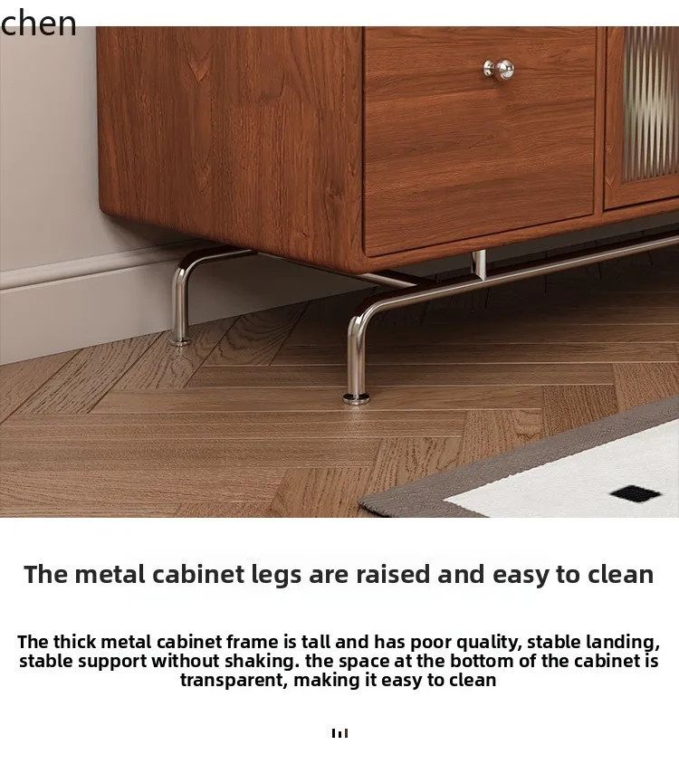 HXL solid wood chest, living room storage, dining side cabinet, bedroom, bedside storage cabinet