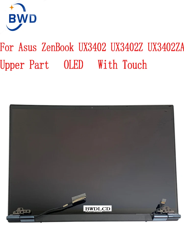 14.0 Inch For ASUS ZenBook  UX3402 UX3402Z UX3402ZA OLED 2880X1800 Display Panel Touch screen Replacement Assembly Top Half 100%