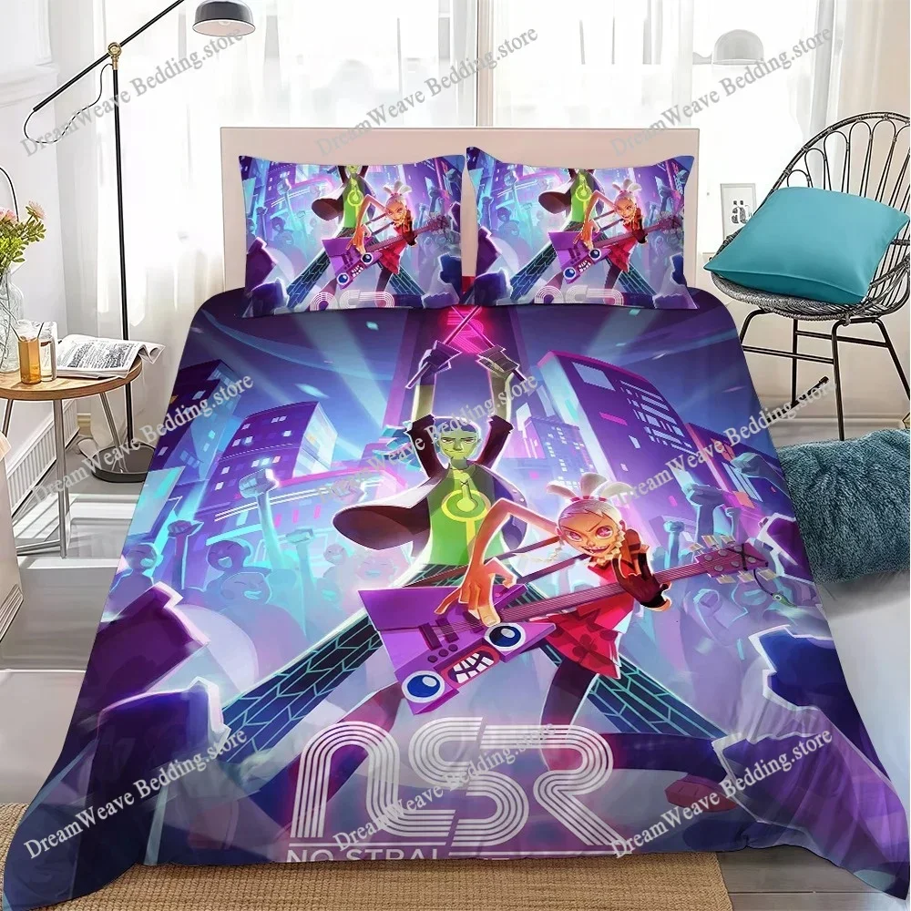 Game N-No Straight Roads Duvet Cover Set Home Style Bedding Soft Laundry Cotton Bed Student Dormitory GiftFQH