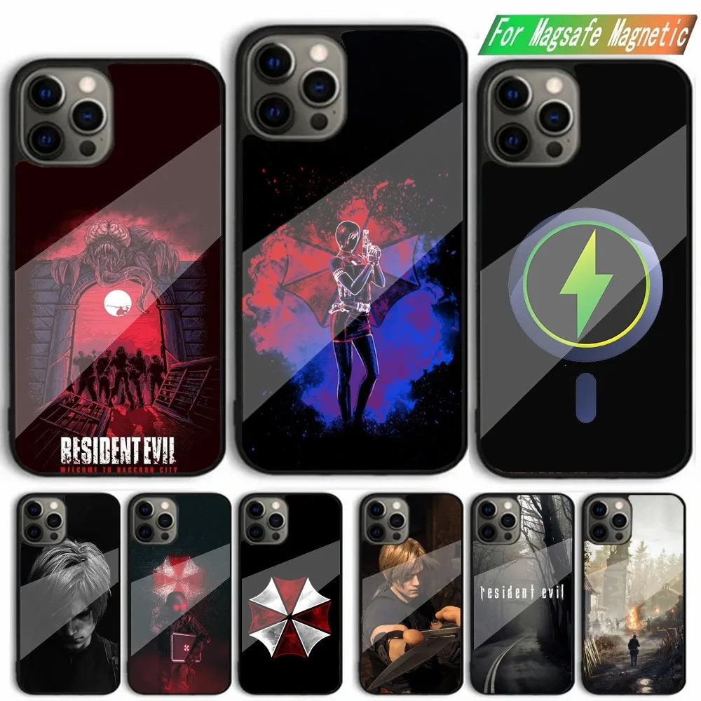 Game R-Resident E-Evils Phone Case For iPhone 15,14,13,12,11,Plus,Pro,Max Mini Magsafe Magnetic Wireless Charging