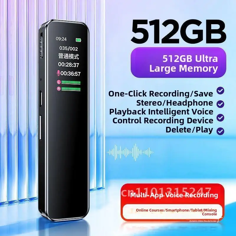 

HD Portable Digital Audio Recorder Sincere Cool Long Standby Small Recording Pen for Students Class Professional