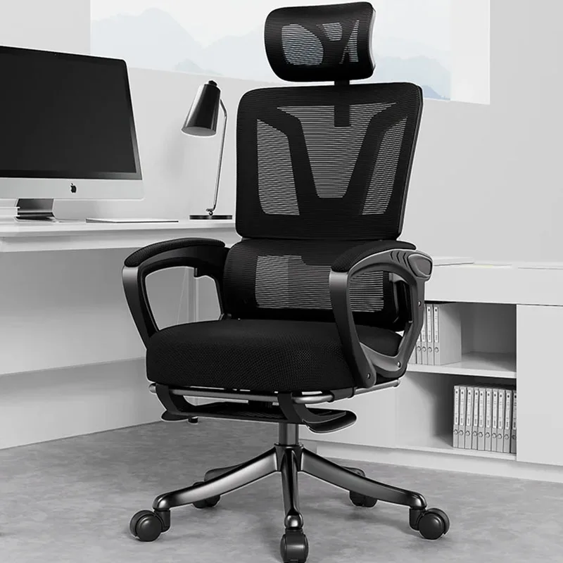 Simplicity Work Recliner Office Chair Black Handrail Esports Gaming Chair Backrest Silla De Escritorio Office Furnitures