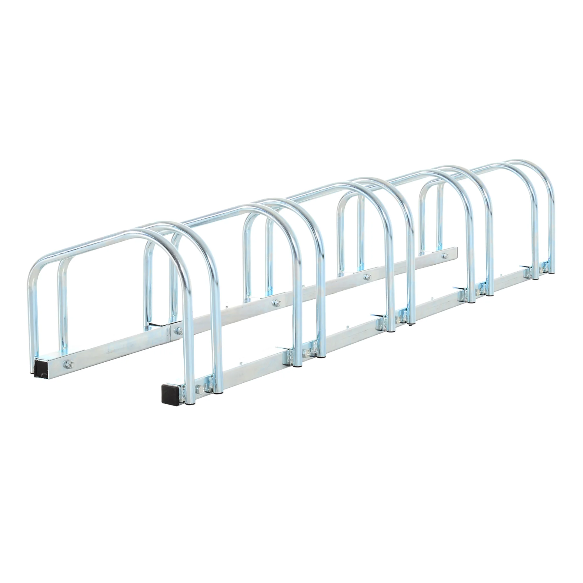 HOMCOM 5 Bicycle Parking Holder Bicycle Parking 145x33x27cm