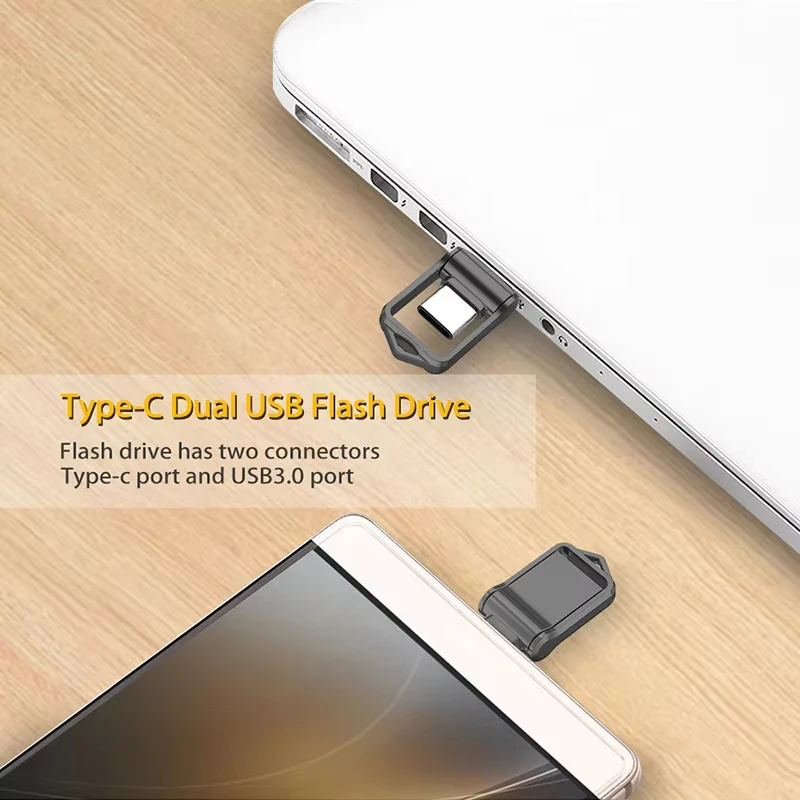 Xiaomi 2TB Metal USB Flash Drives USB 3.0 High Speed Mobile Phone Computer Mutual Transmission Portable Type-C Interface U Disk