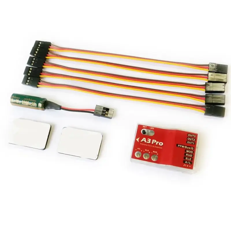 B44C A3 Pro طائرة ل RC وحدة تحكم في الطيران نظام استقرار الدوران لطائرة RC الثابتة الجناح المروحية متوافق مع الجيروسكوب #6