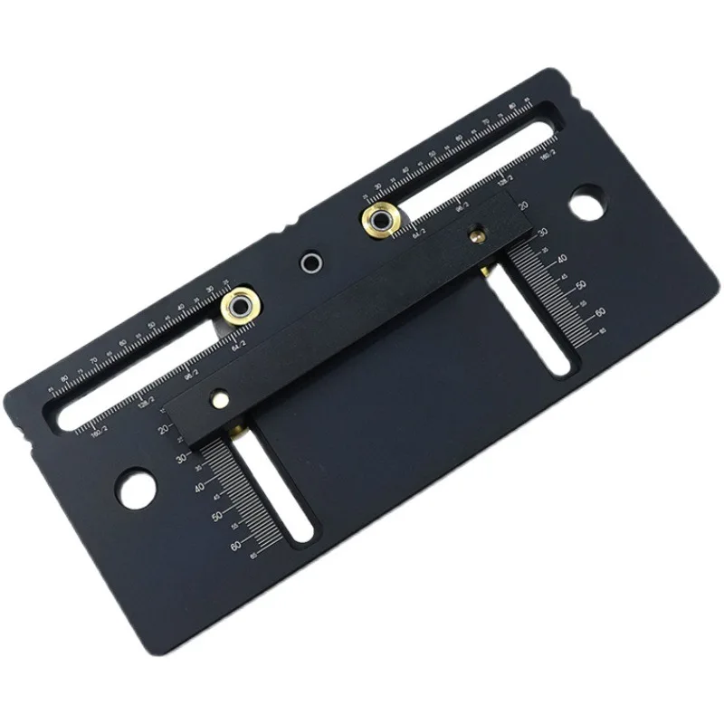 Handle Hole Artifact for Adjusting Wardrobe Holes Woodworking Installation Function for Cabinet Doors Auxiliary Handle Locator
