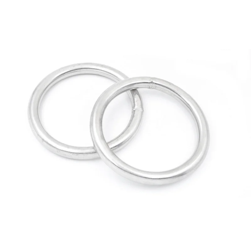 Customized 304/316 Stainless Steel Metal Seamless Welding Solid Round Circular O Ring