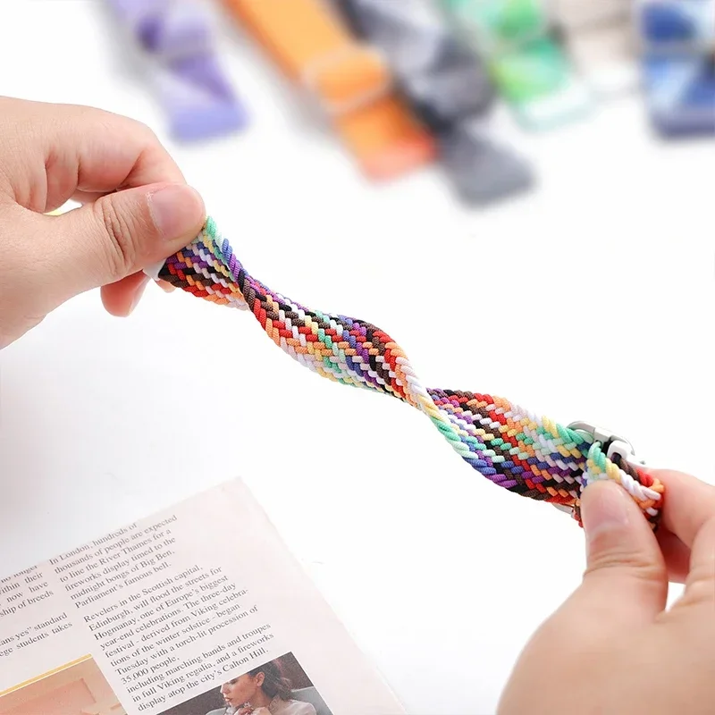 Cinturino ad anello intrecciato per Samsung Watch 7 ultra band 47mm accessori Bracciale sportivo in nylon correa Samsung Galaxy Watch 7 ultra cinturino