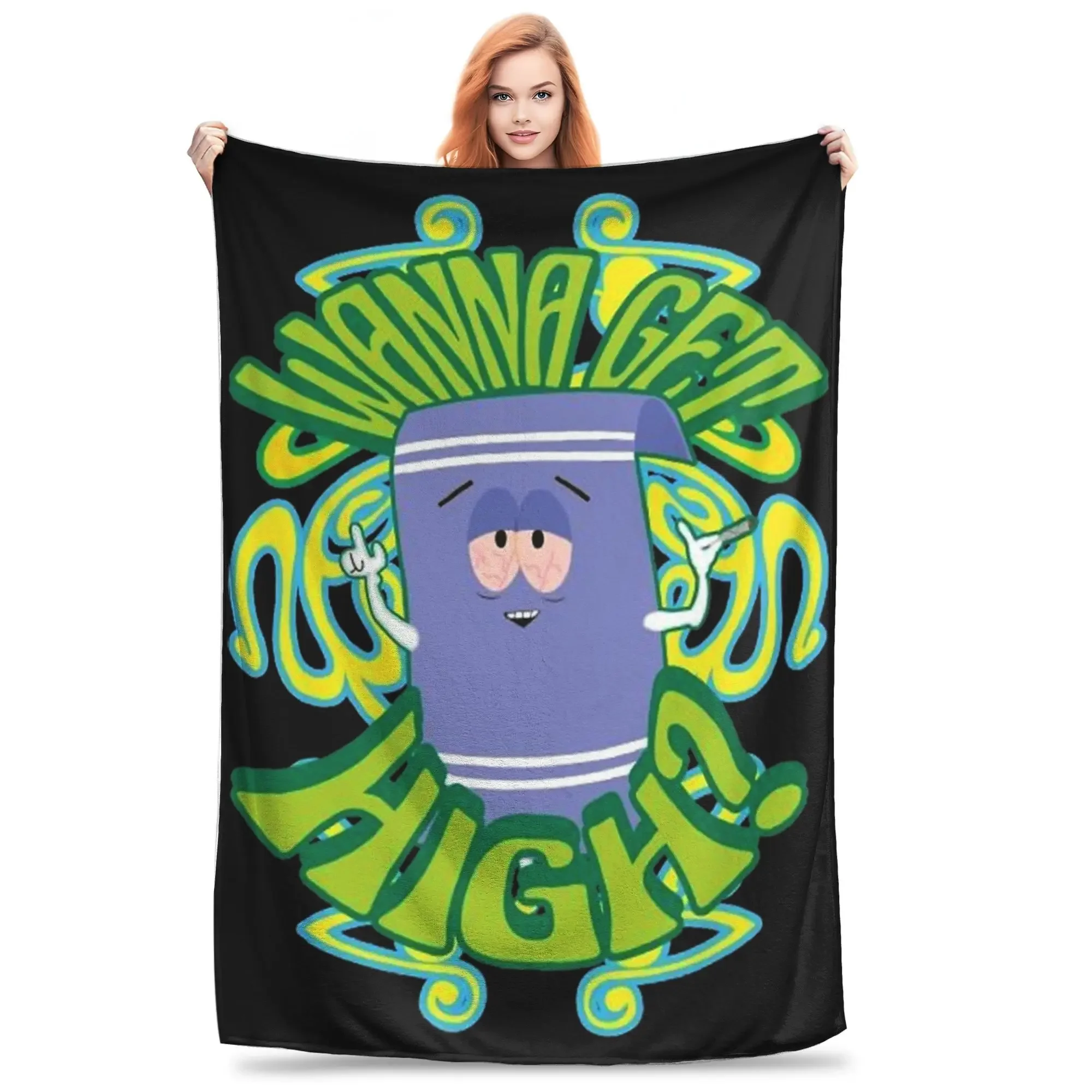 

I Love Towelie Gradient South Park Throw Blanket Soft Cozy Plush x Inch Couch Bedspread Multiple Sizes