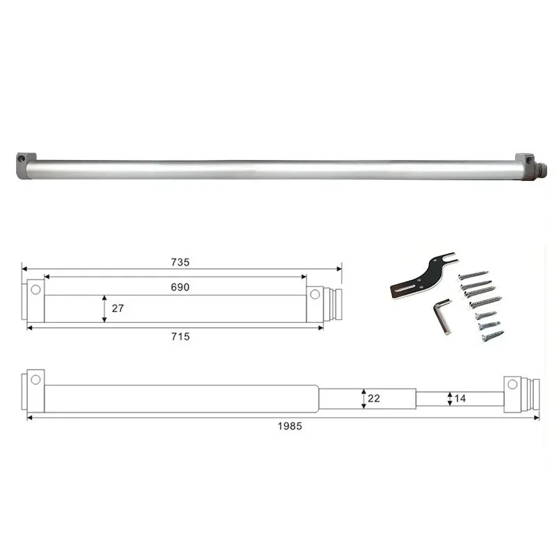 Buffer Closing Device Suitable For Door Width 750-1300mm Automatic Door Closers For Sliding Doors,Balcony Kitchen Sliding Door