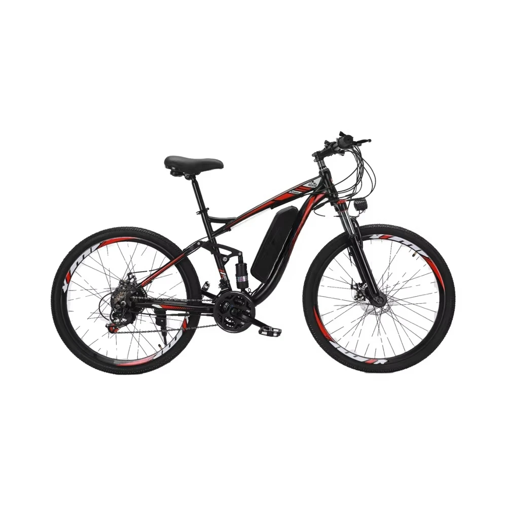 

Riding aluminum frame double shock absorption high quality electric mountain bike