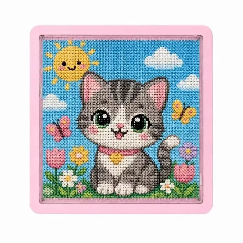 WORTHOWN-App Guided Pattern Light Board LED Smart Fuse Bead Pegboard DIY Gift Bluetooth APP Animation Programmable Pixel Art Tra