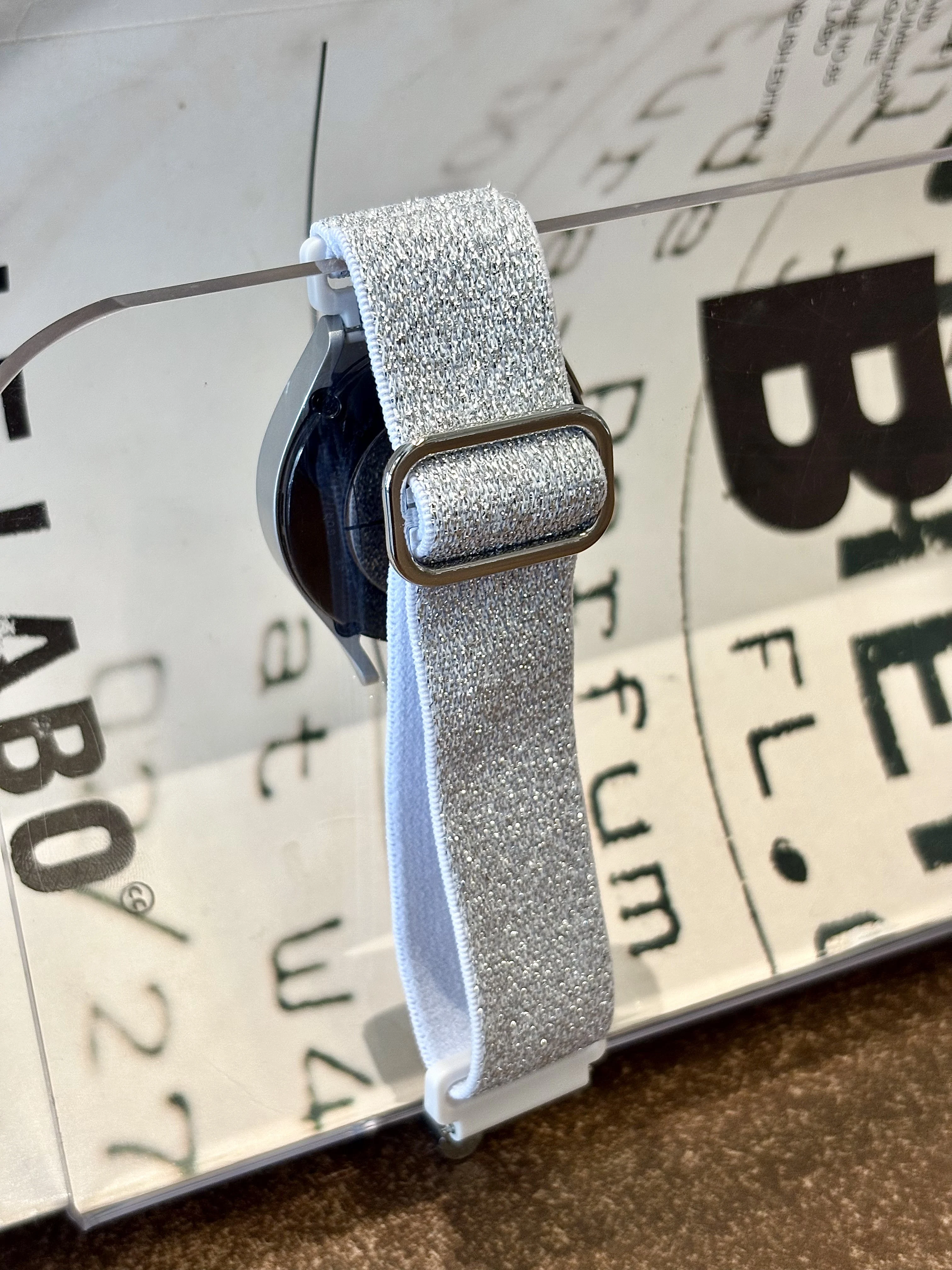 Band für Samsung Galaxy Watch 7 6 5 4 40 44 mm Glitzerarmband für Galaxy 5 Pro 45 mm/6 Classic 43 47 mm/FE 40 mm Armband