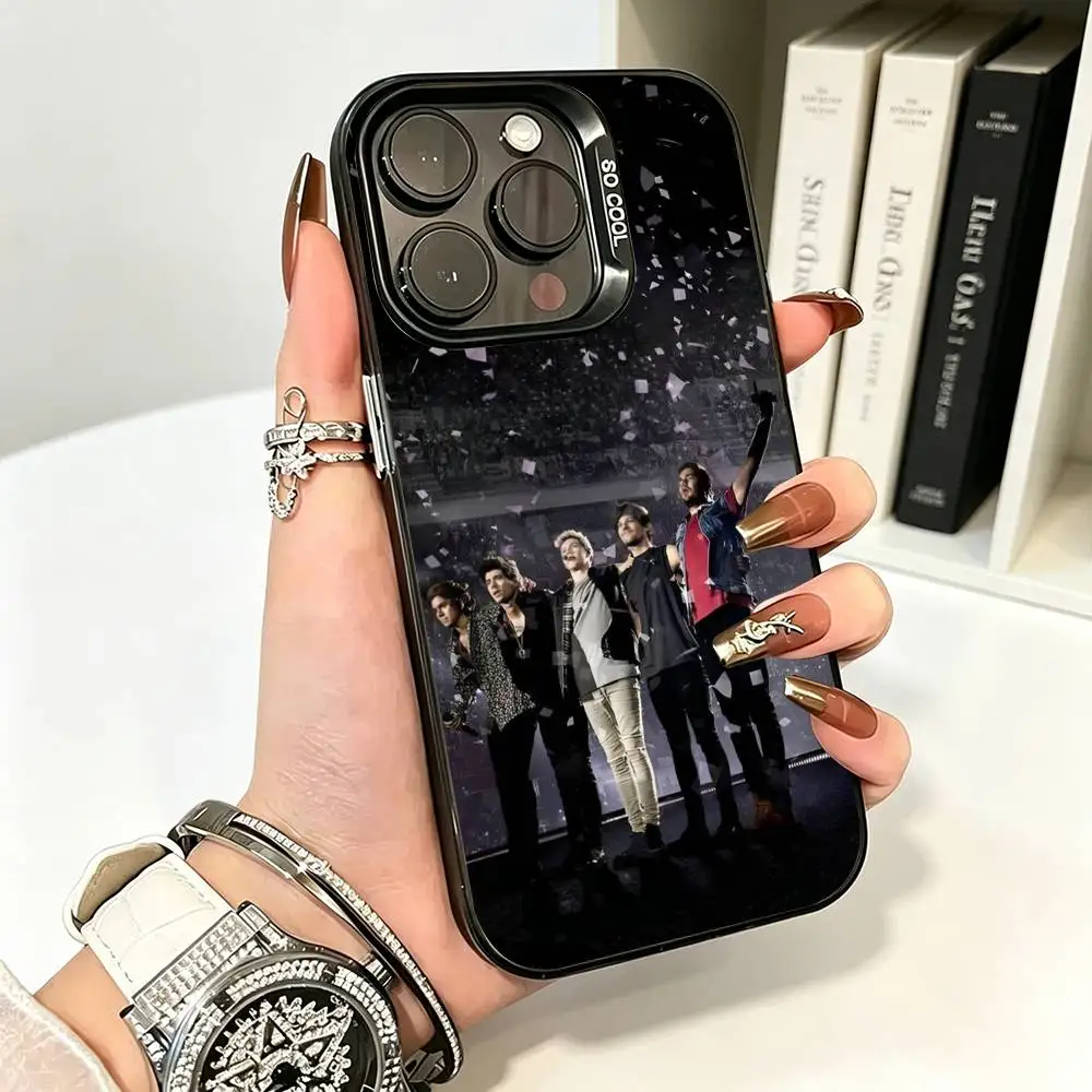 One D-Direction-ES B-Band Phone Case For IPhone17 11 12 13 14 15 16 Pro Max Plus Cover Colored Silver Funda Bumber - view 5