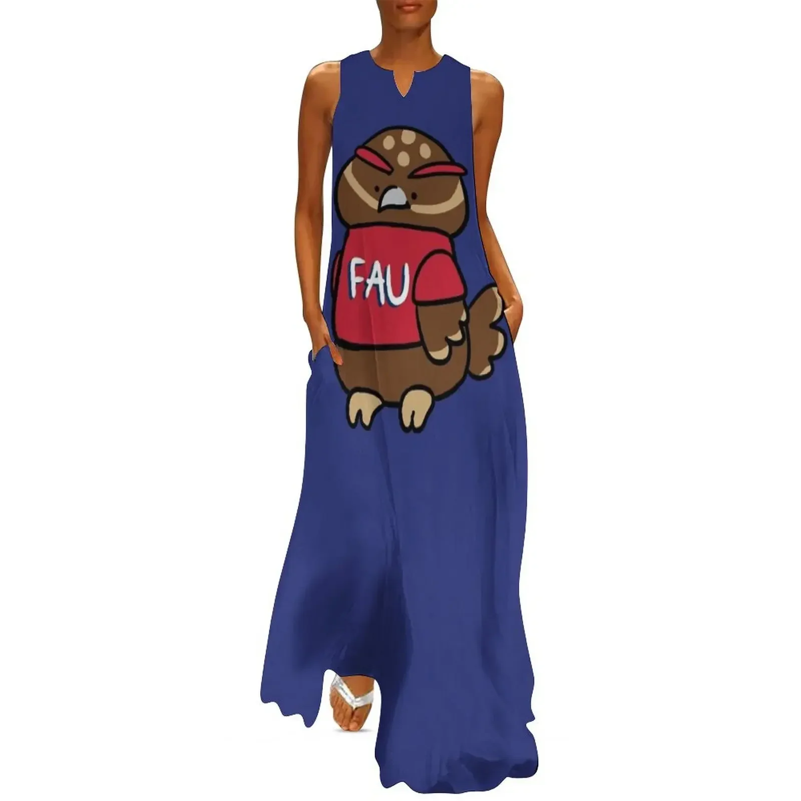 

Owlsley the Owl - Florida Atlantic University Long Dress women's summer clothing 2025 dress for women 2025 womans clothing Dress