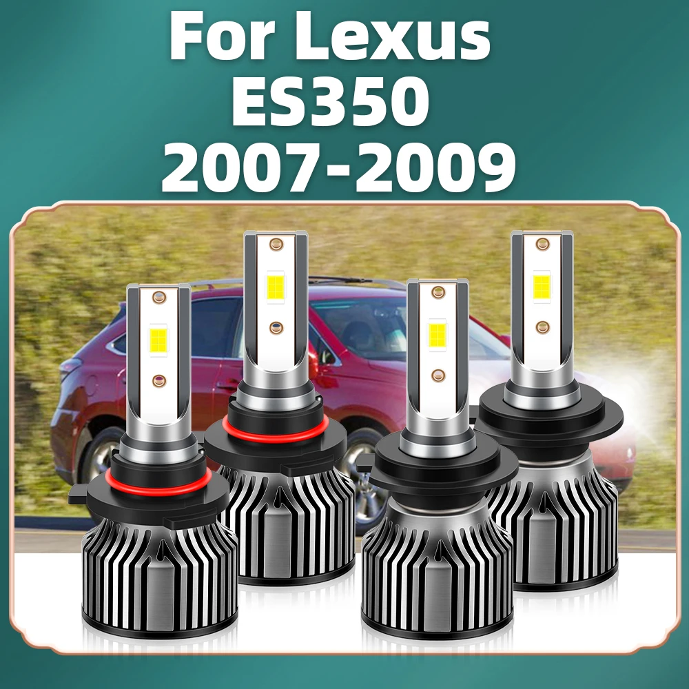 

For Lexus ES350 2007 2008 2009 Plug-N-Play Bulbs Auto Lamp 20000LM LED Car Headlights Super Bright Turbo High Low Beam Headlamps