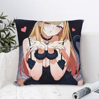 marin kitagawa Pillow Cover Kawaii Pillow Case For Living Room Bed Chair Soft Pillowcases Gift
