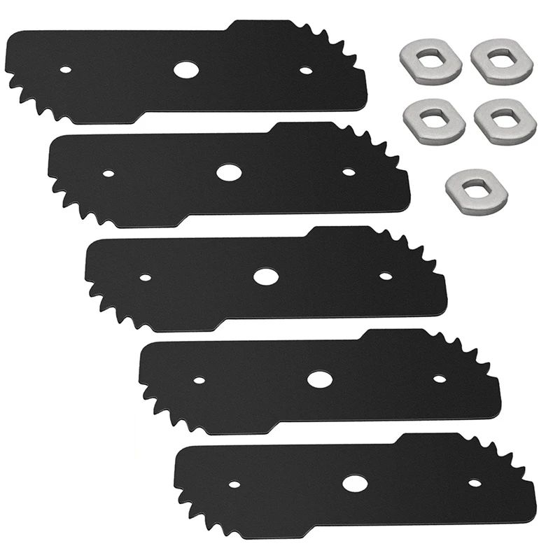

5 Pcs 7-1/2-Inch Edge Hog Heavy-Duty Edger Blade Compatible For Black Decker LE750, LE710, LE760 Replace EB-007 New