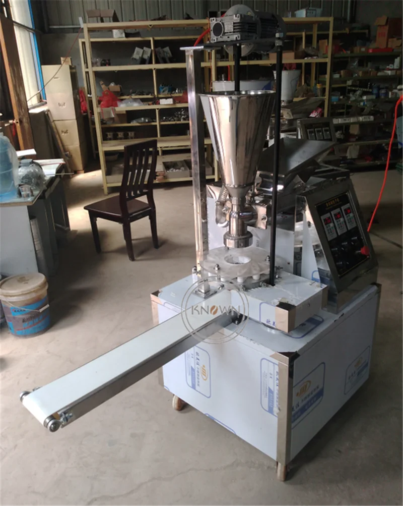 Commercial Chinese Baozi Maker Automatic Momo Steamed Stuffed Bun Making Machine