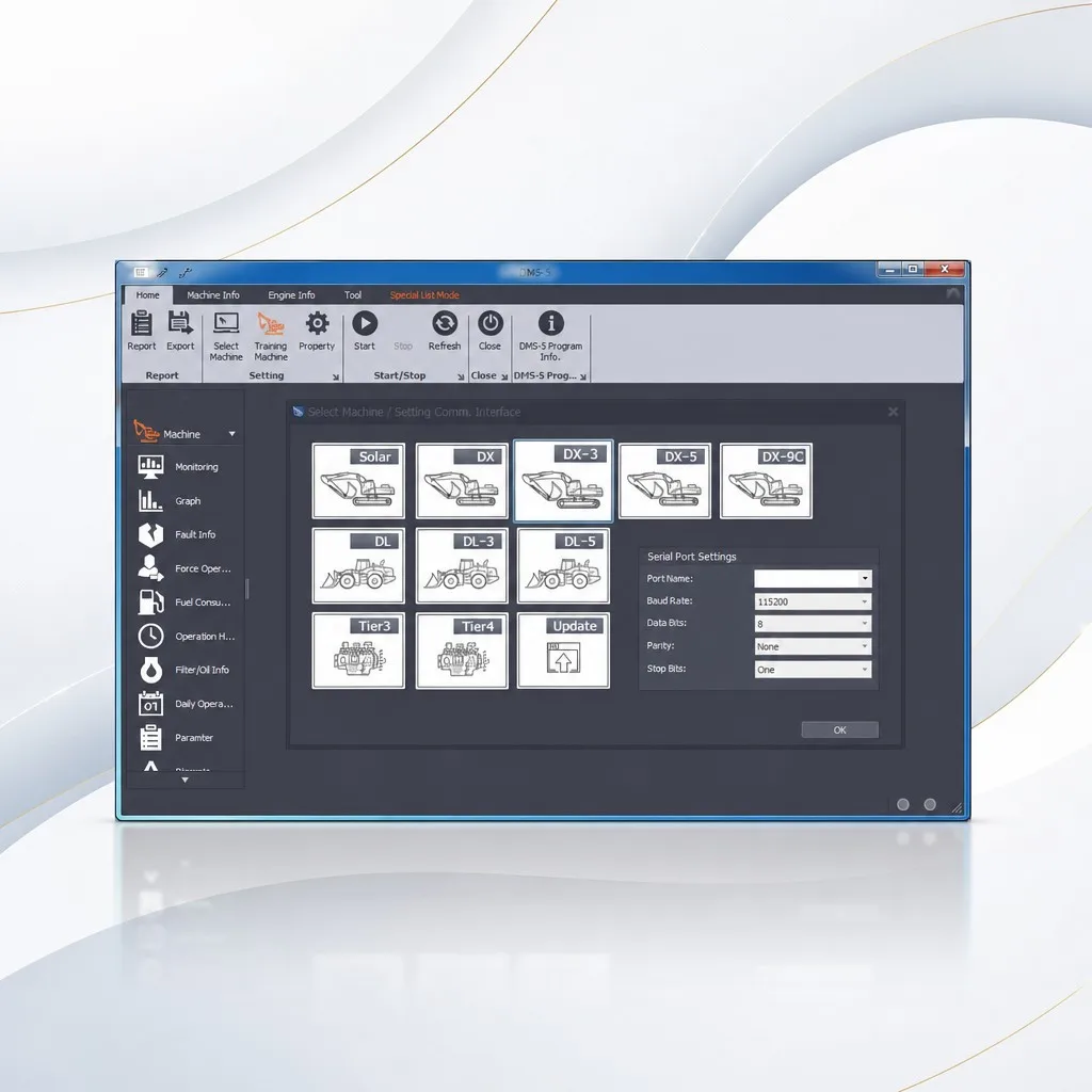 AutoEPC Doosan Excavator / Wheel Loader Monitoring Program DMS-5  v3.3.2 Special Mode [09.2026]
