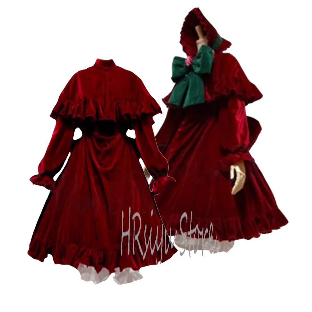 

Cosplay Reiner Rubin Shinku Red Lolita Dress Halloween Costume -customized