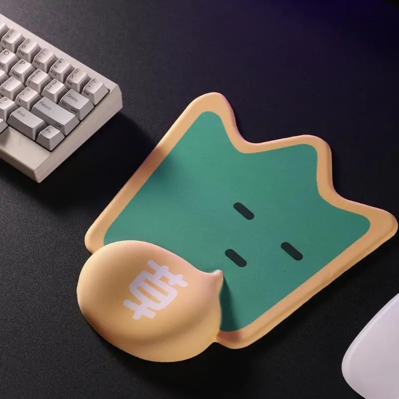 

Эргономичный силиконовый коврик для мыши с подставкой для запястий с мультяшным дизайном для офисных игр и домашнего мягкий 896C